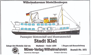 Plan PassengerShip Stadt Kiel - WILHELMS